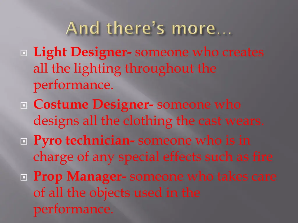 light designer someone who creates