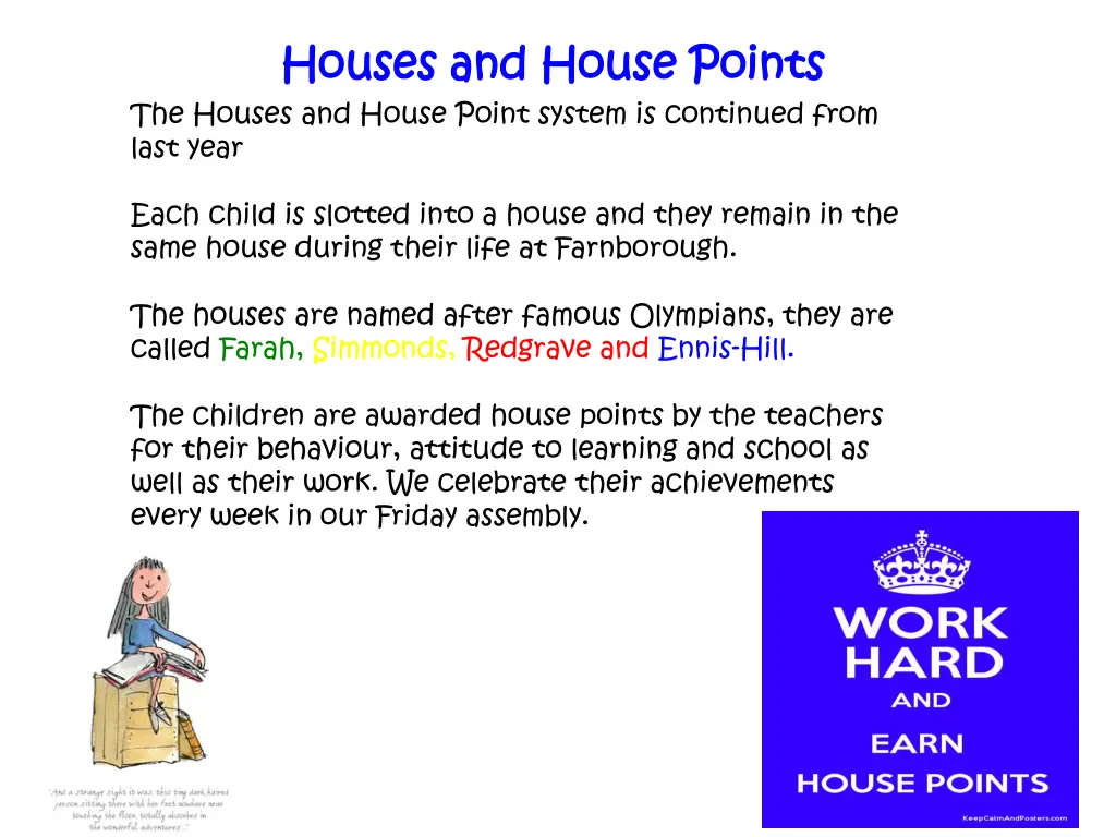 houses and house points houses and house points