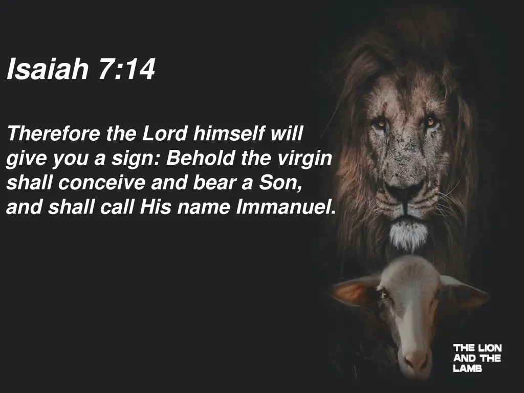 isaiah 7 14