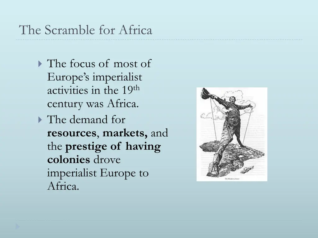 the scramble for africa