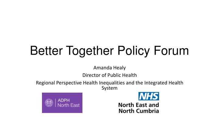 better together policy forum