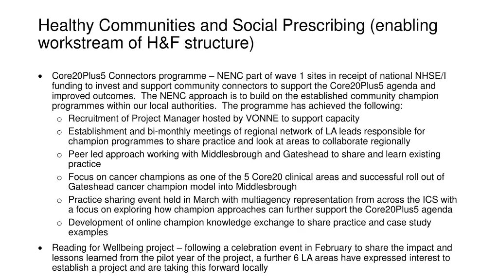 healthy communities and social prescribing 1