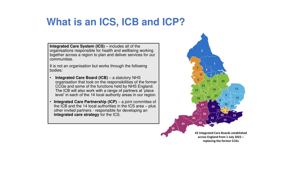 what is an ics icb and icp