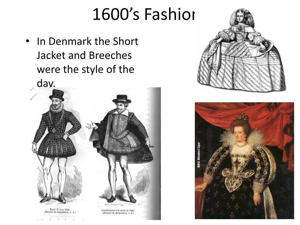 1600 s fashions