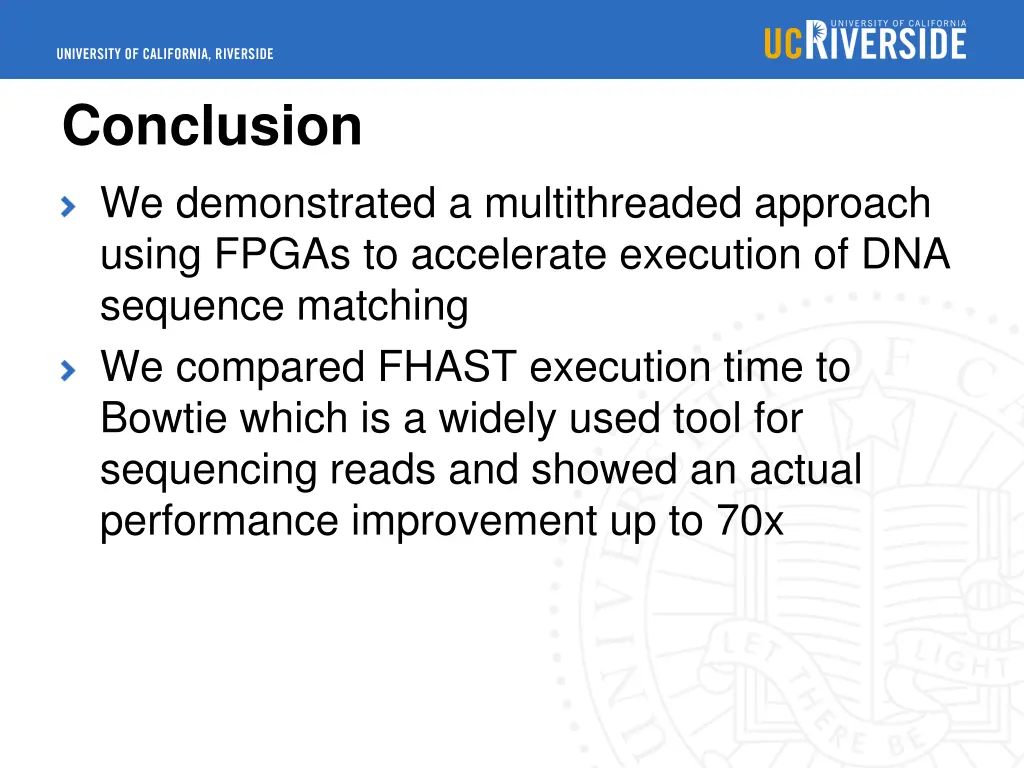 conclusion we demonstrated a multithreaded