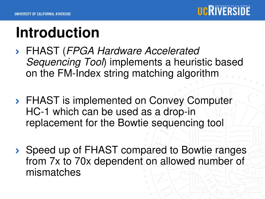 introduction fhast fpga hardware accelerated