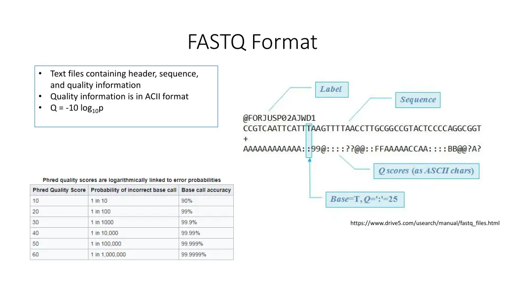 fastq format