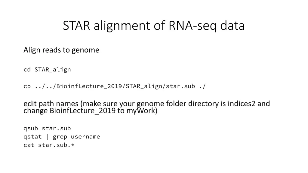 star alignment of rna seq data 1