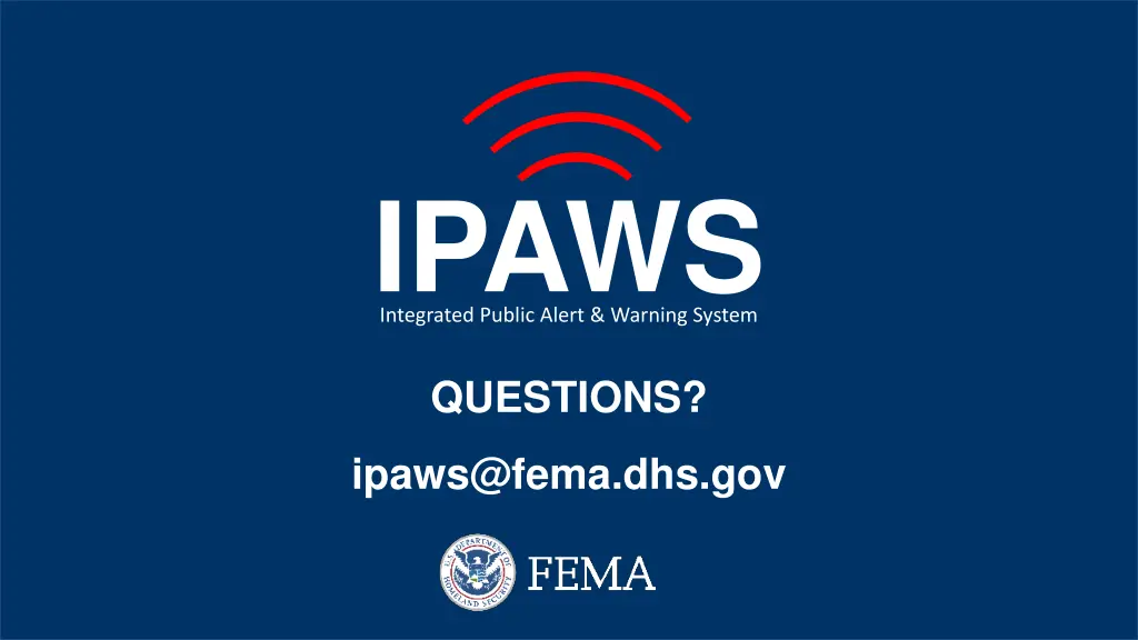 integrated public alert warning system ipaws