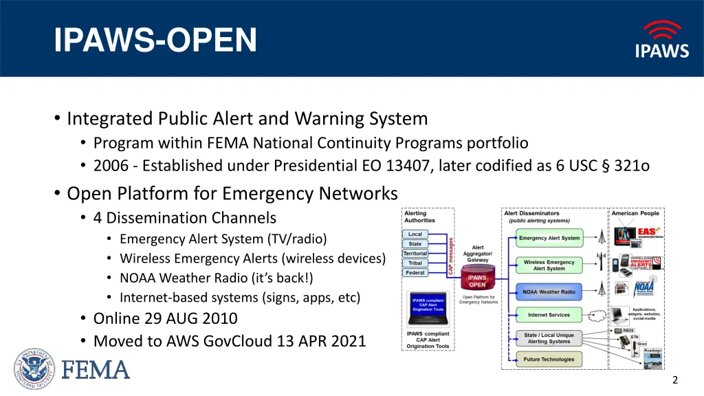 ipaws open