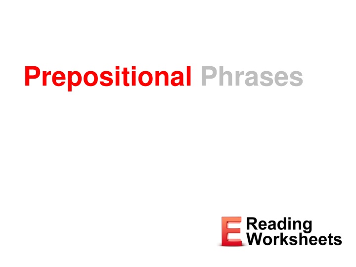 prepositional phrases