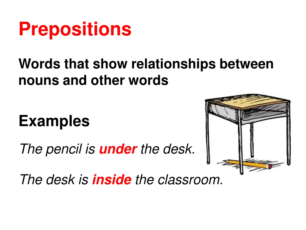 prepositions