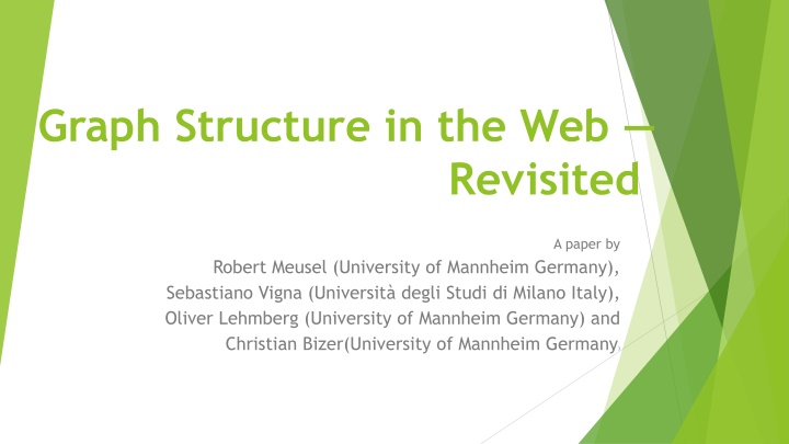 graph structure in the web