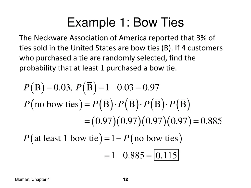 example 1 bow ties