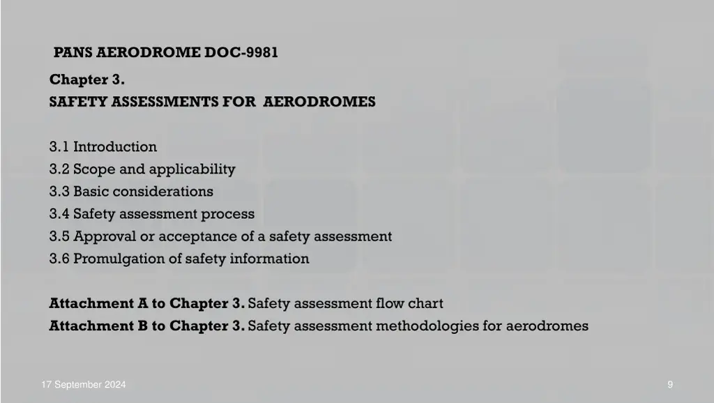 pans aerodrome doc 9981