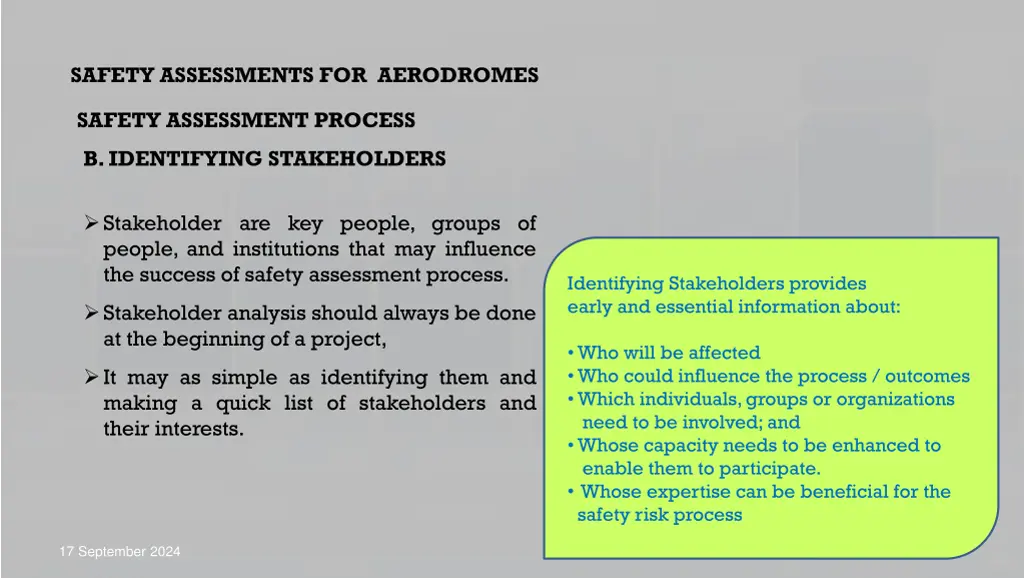 safety assessments for aerodromes 11