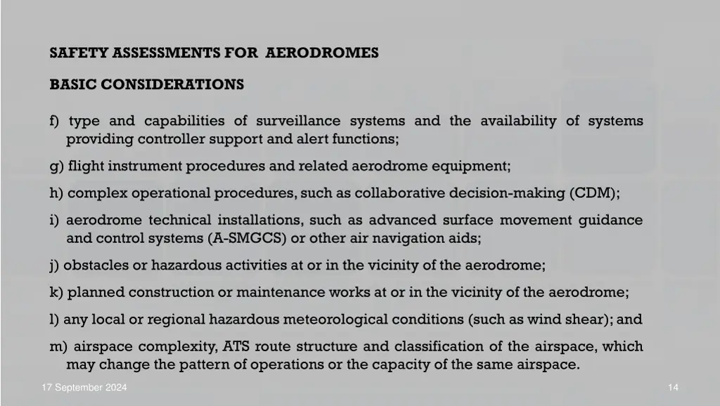 safety assessments for aerodromes 4