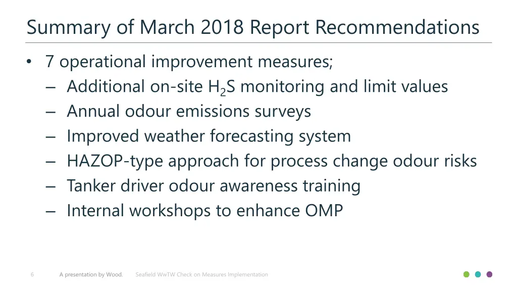 summary of march 2018 report recommendations 3