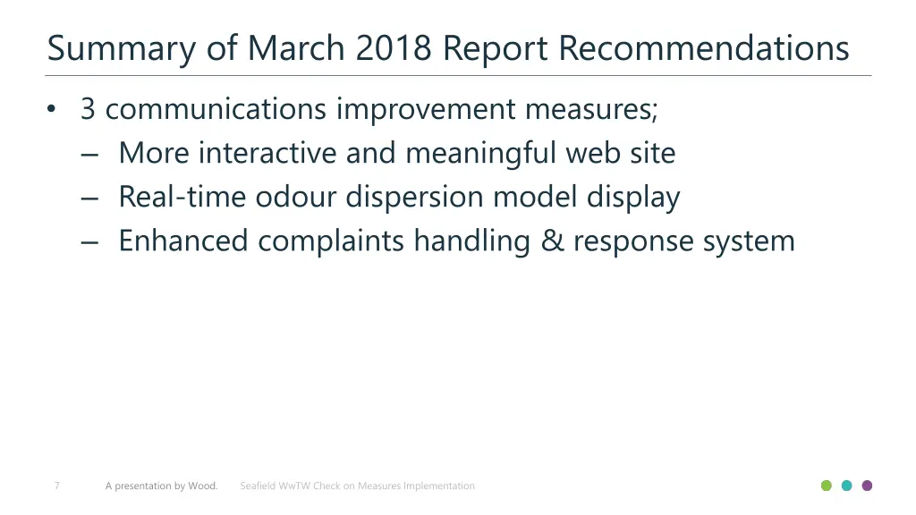 summary of march 2018 report recommendations 4