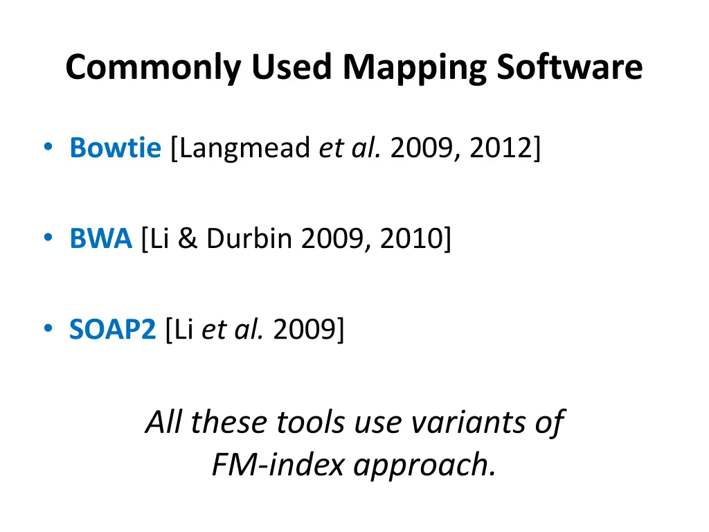 commonly used mapping software