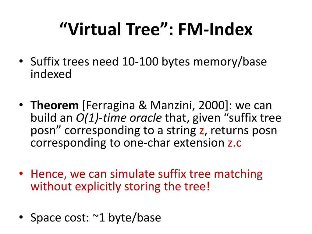 virtual tree fm index