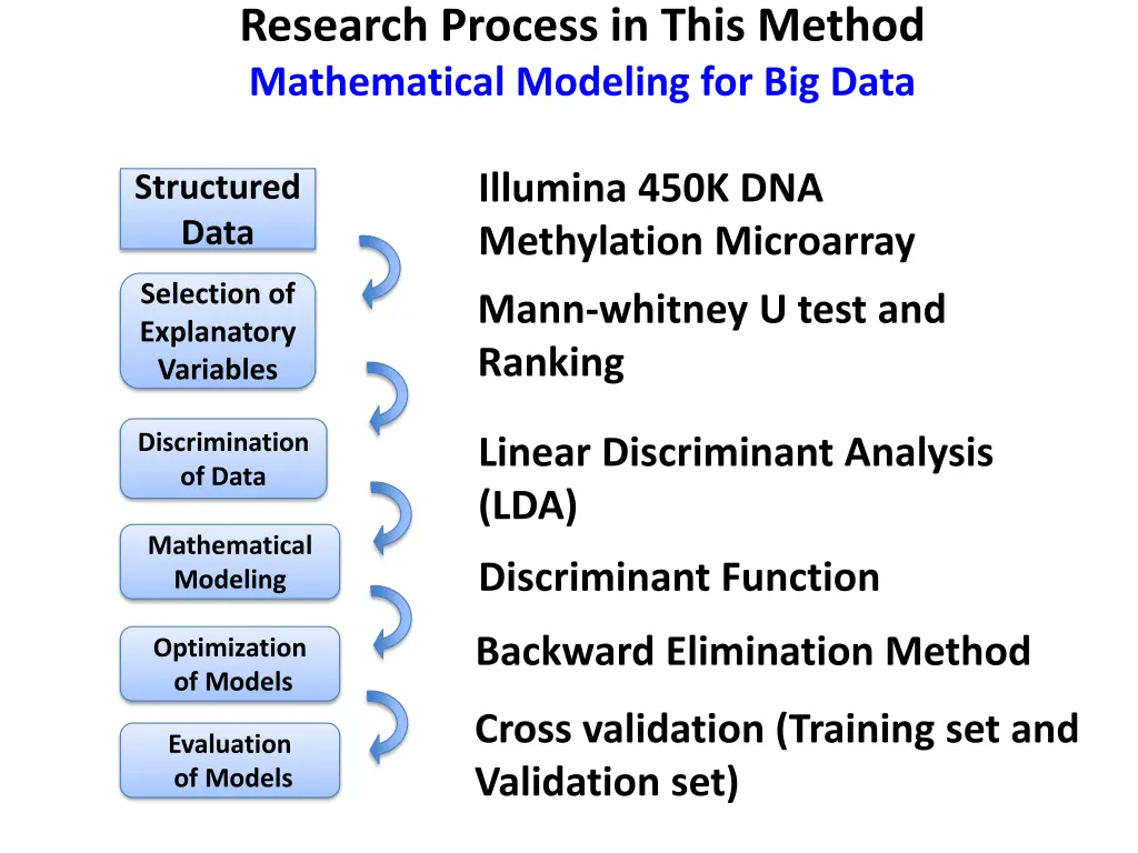 research process in this method mathematical