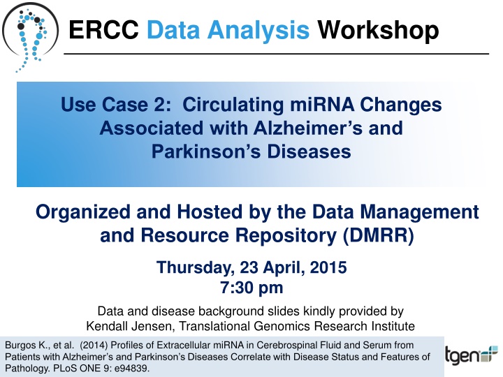 ercc data analysis workshop