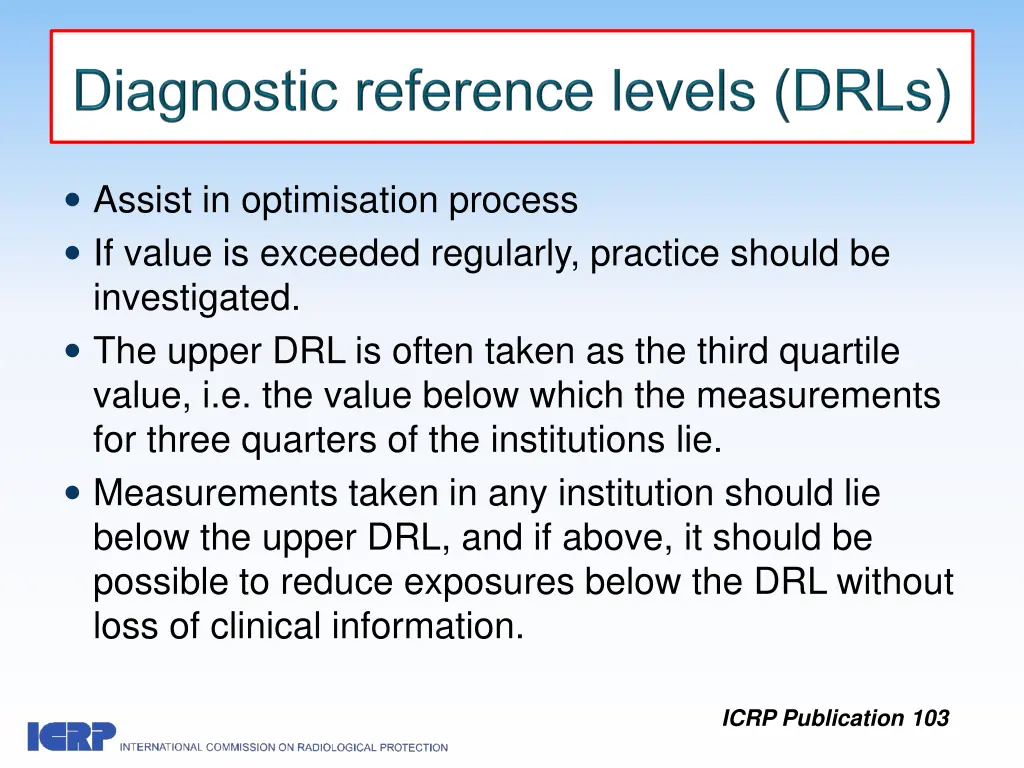 assist in optimisation process if value