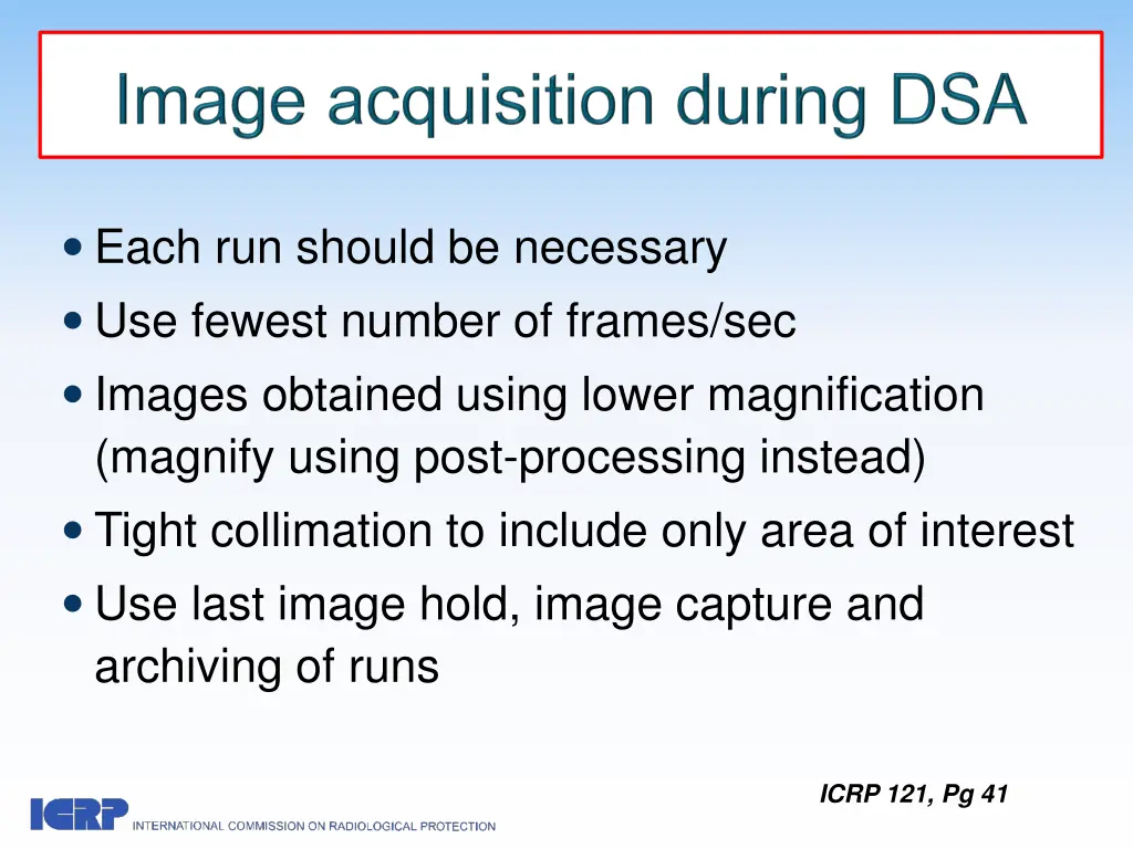 each run should be necessary use fewest number