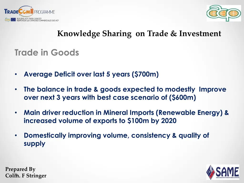 knowledge sharing on trade investment 3