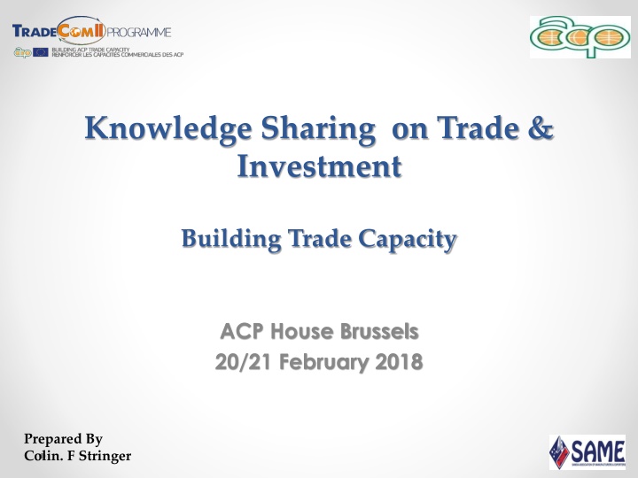 knowledge sharing on trade investment