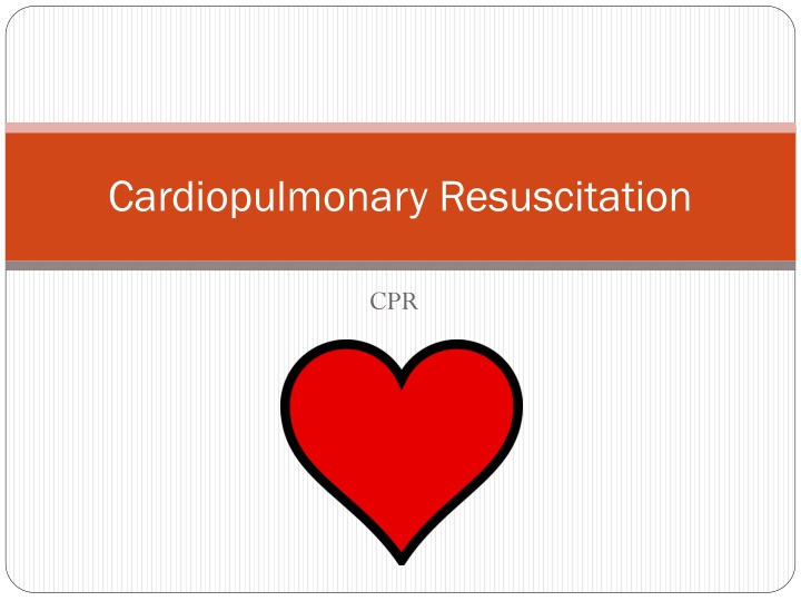 cardiopulmonary resuscitation