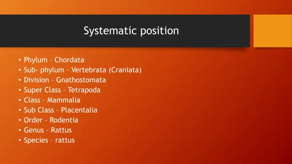 systematic position