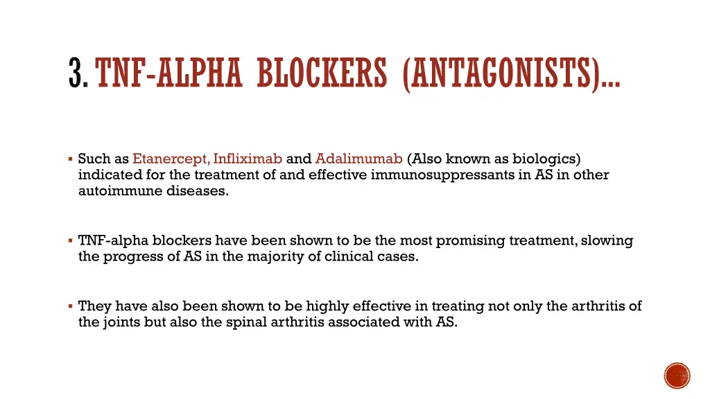 3 tnf alpha blockers antagonists