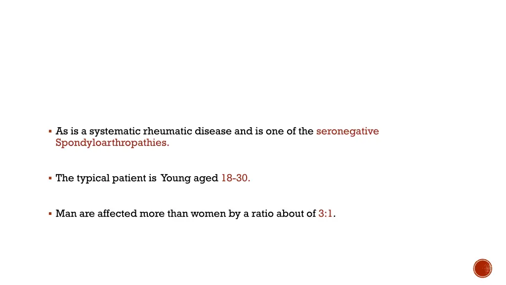 as is a systematic rheumatic disease