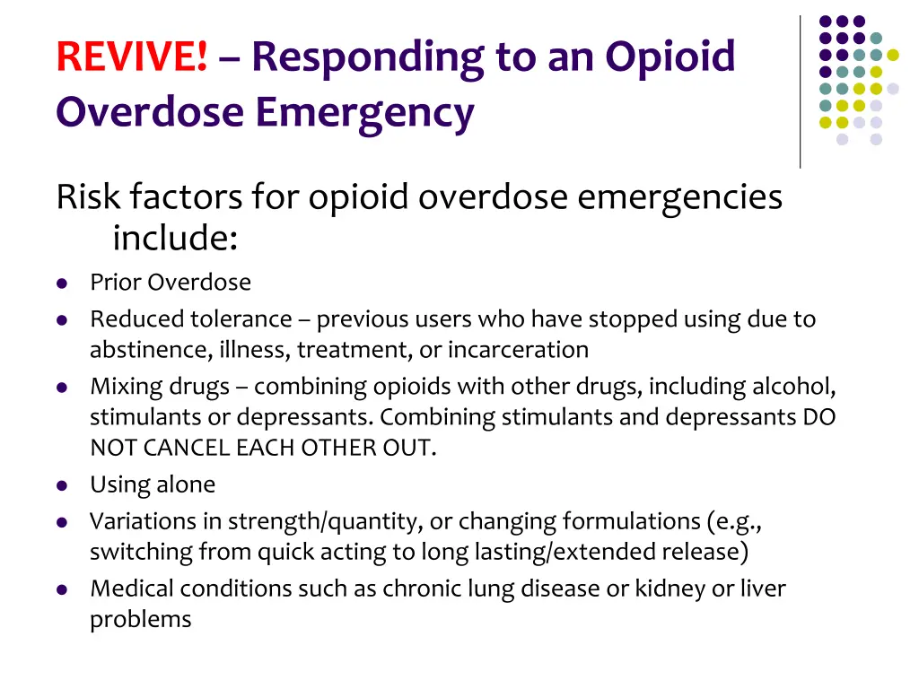 revive responding to an opioid overdose emergency 1