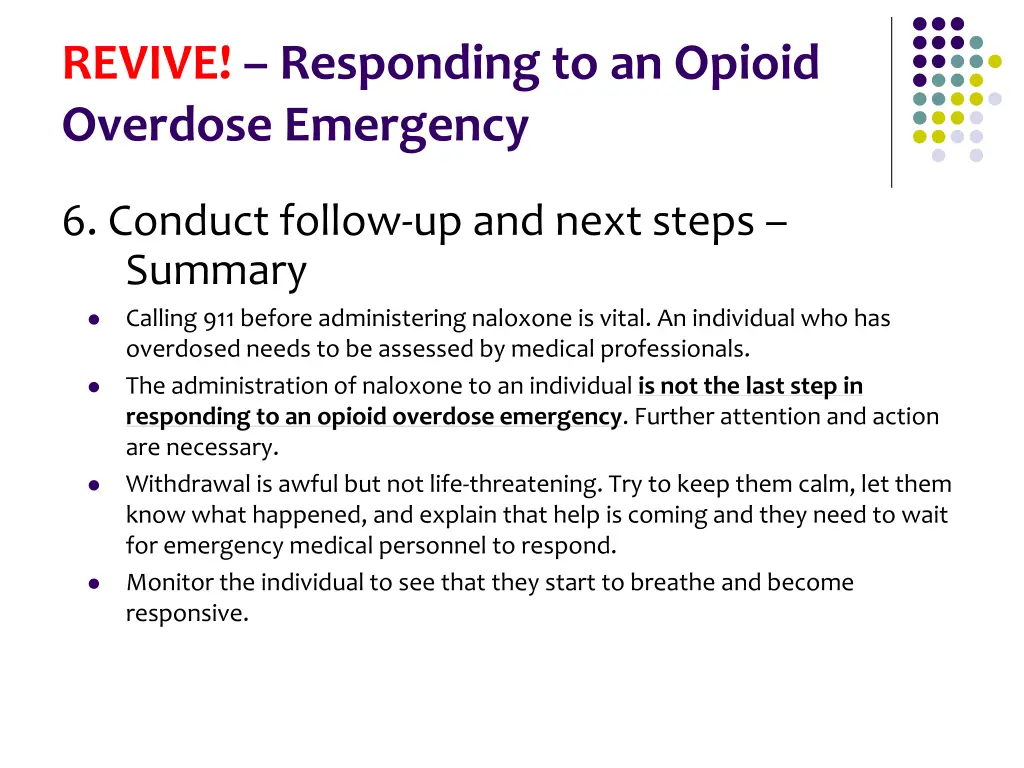 revive responding to an opioid overdose emergency 21