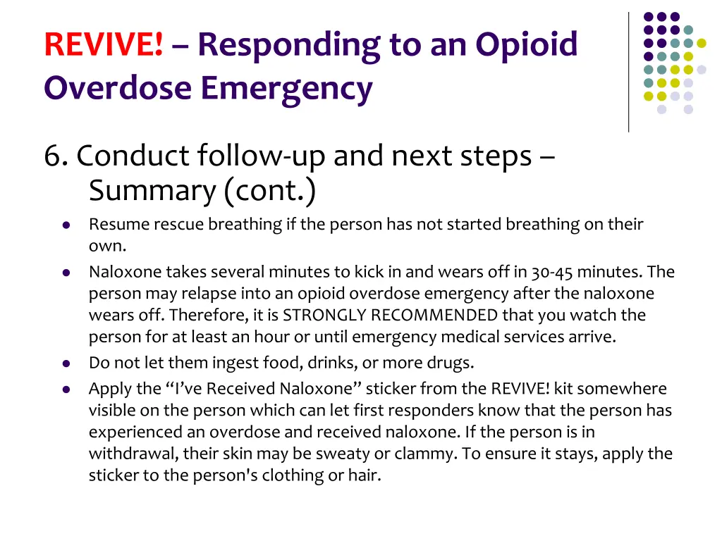 revive responding to an opioid overdose emergency 22