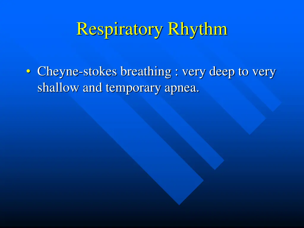 respiratory rhythm