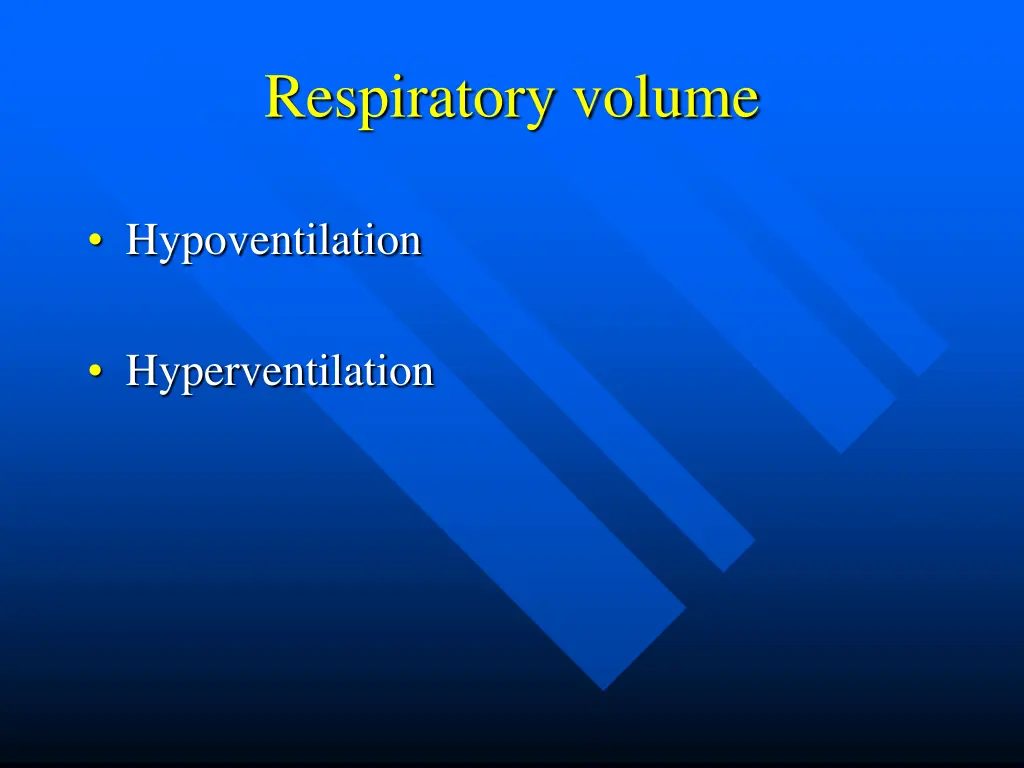 respiratory volume