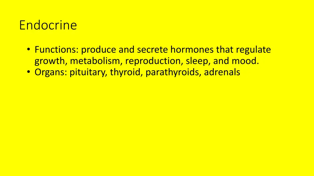 endocrine