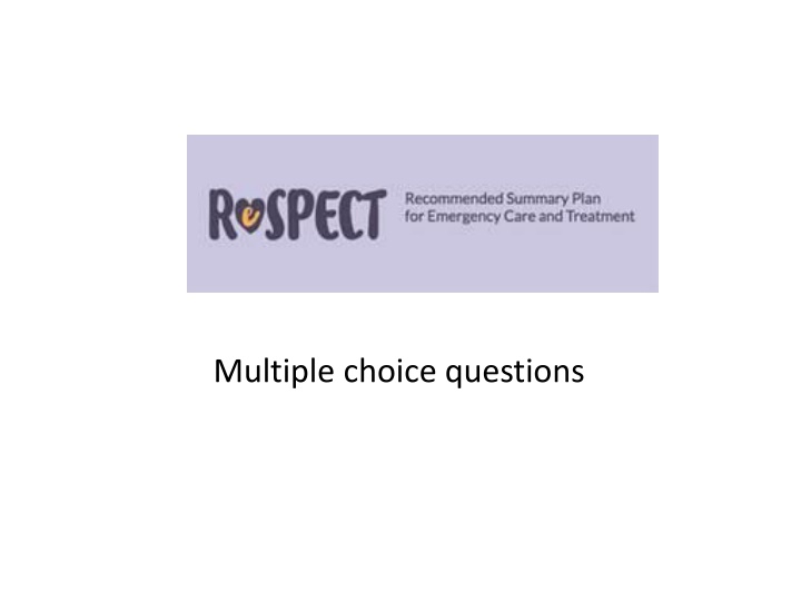 multiple choice questions