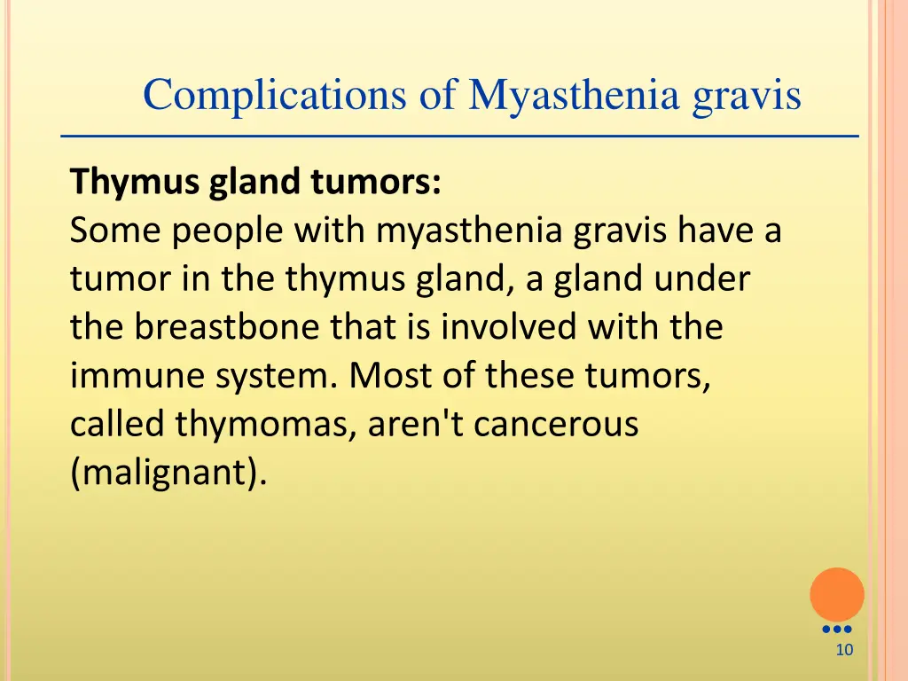 complications of myasthenia gravis 1