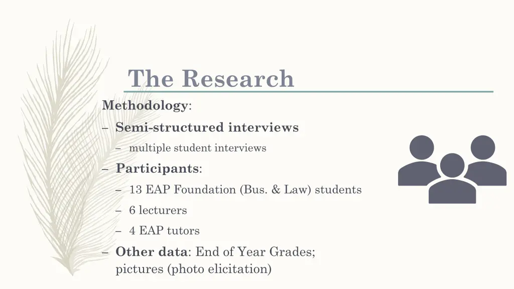 the research methodology