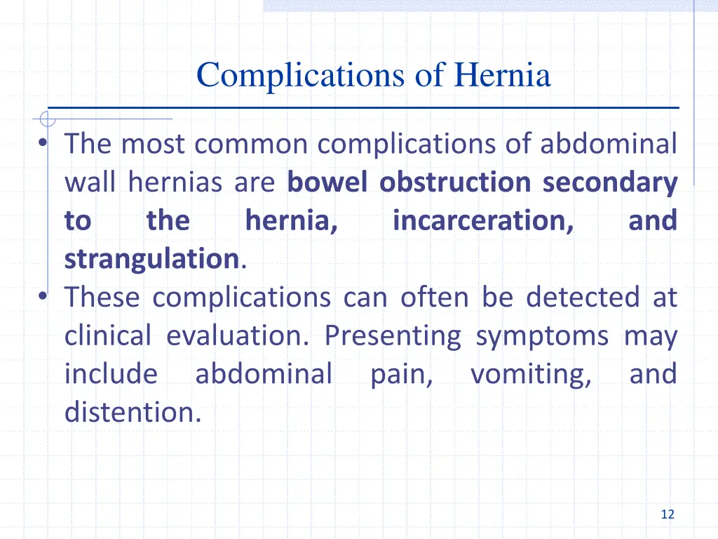 complications of hernia 1