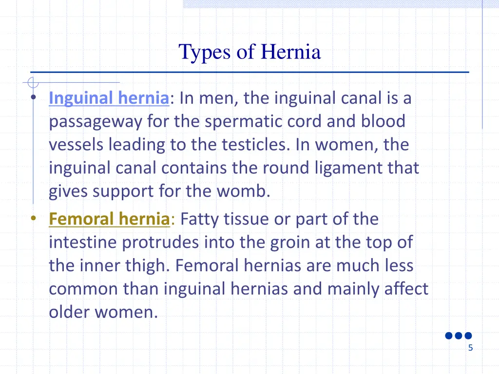 types of hernia