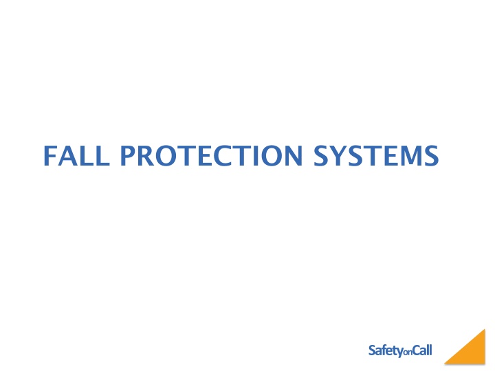 fall protection systems