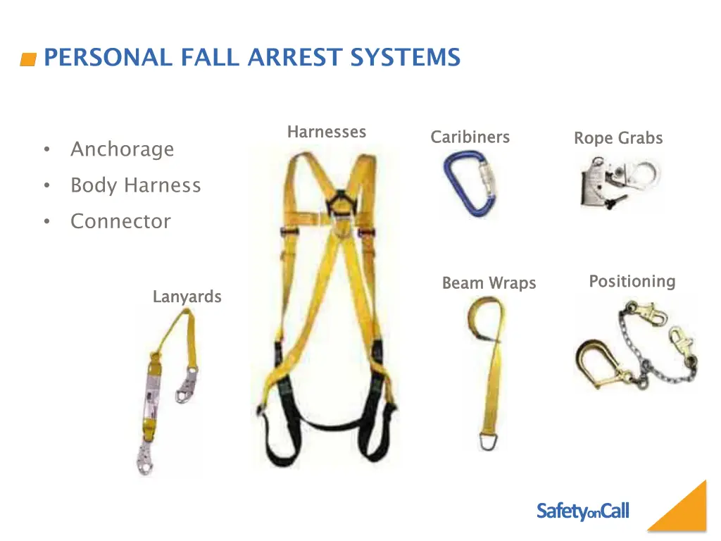 personal fall arrest systems