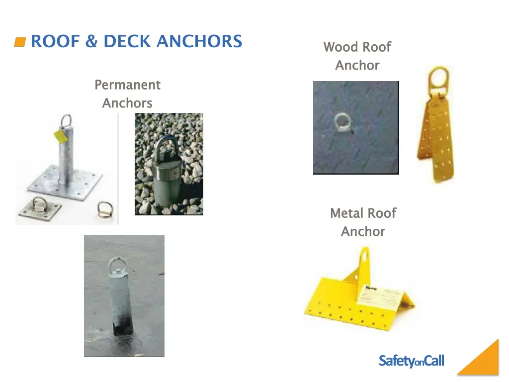 roof deck anchors