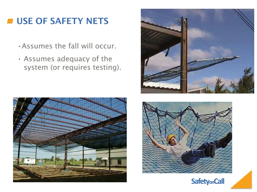 use of safety nets